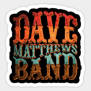 DAVE MATTHEWS BAND VINTAGE RETRO Sticker